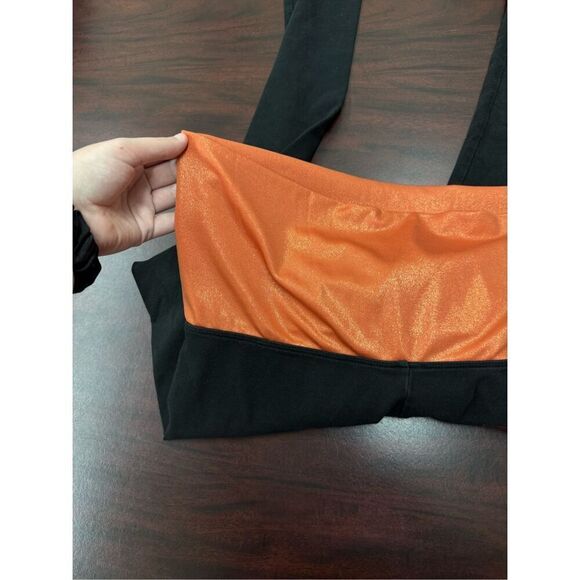 PINK Victoria’s Secret Virginia Tech Foldover Black Yoga Size Medium - Picture 6 of 8